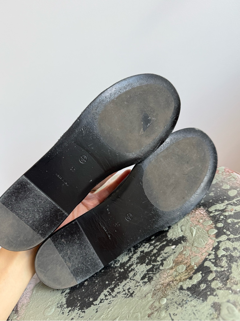 The Row - Mesh Sock Black Flats - Picture 6 of 6